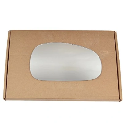 Image of Less4spares Wing Mirror Glass Right Compatible with Seat Leon mk2 2005 2009 STICK ON Driver Off Side Convex