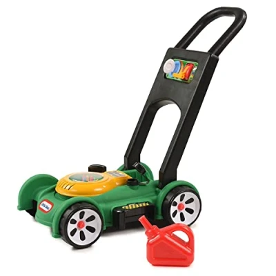 Image of Little Tikes Gas &#039;n Go Mower Realistic Lawn For Outdoor Garden Play with Mechanical Sounds, Movable Throttle &amp; Petrol Can. Ages 18 Months+,Multi colored,53.34 x 28.58 52.07 cm