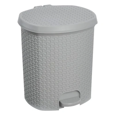 Image of keeeper pedal bin, 21 L, Waste bin with pedal, Tjark, Nordic Grey (grey)