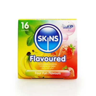 Image of Skins Sexual Health Flavoured Condoms Multipack, 16 Assorted