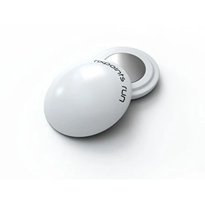 Image of Fixpoints Magnetic Bib Fasteners for Running, Cycling and More, white