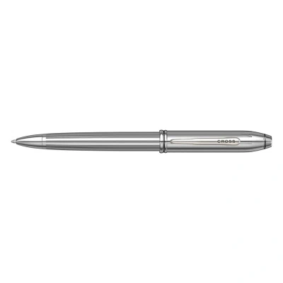 Image of CROSS Townsend Lustrous Chrome Ballpoint Pen incl. Luxury Gift Box Refillable Medium Ballpen