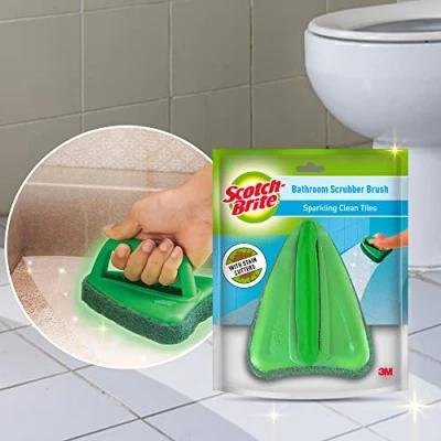 Image of Scotch Brite Bathroom scrubber brush
