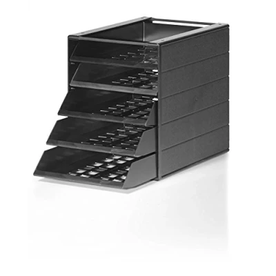 Image of Durable 1712003058 Drawer Box Ideal Basic Blue Angel 5 compartments, 1 Piece, Anthracite