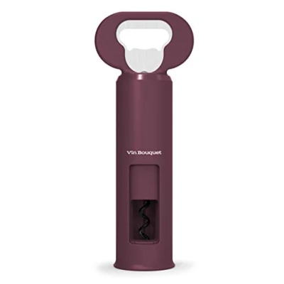 Image of VIN BOUQUET FID 681 3 in 1 Bordeaux. Can, Bottle Opener, Corkscrew, Plastic