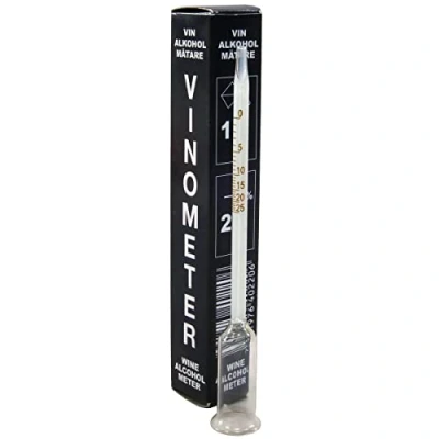 Image of Glass Vinometer Wine Alcohol Meter