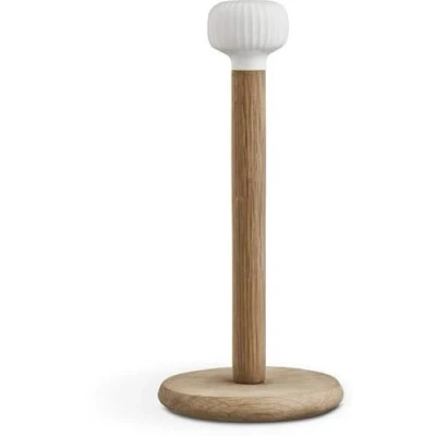 Image of Kähler Hammershøi Kitchen Roll Holder Height 31 cm Handy Danish Design White