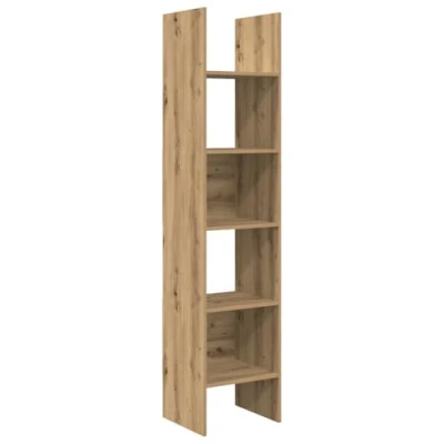 Image of vidaXL Book Cabinet Artisan oak 40 x 35 180 cm Engineered wood