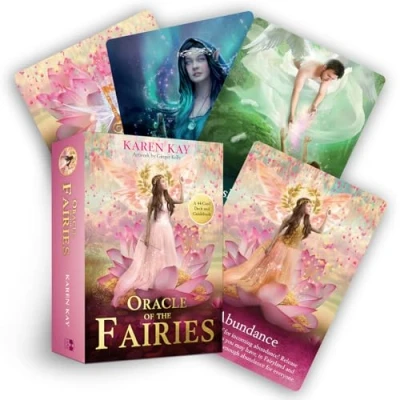 Image of Enchanting Multicolor Oracle of the Fairies 13.7 cm x 10 (44 Card Deck) Vibrant &amp; Magical Cards Ideal for Spiritual Awakening Self Discovery