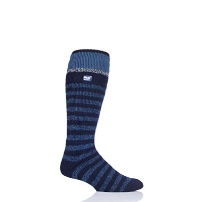Image of 1 Pair Navy 2.3 TOG Ski Socks Men&#039;s 6 11 Mens Heat Holders