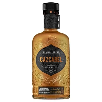 Image of Cazcabel Añejo Tequila Family Estate grown and produced, made from our finest 100% Blue Weber Agave Additive Free Aged for over 12 months in American Oak Barrels 40% ABV 70cl