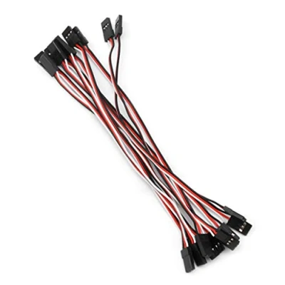 Image of SHOTAY BENGKUI Jr Plug Servo Extension Wire Male to Male,10pcs 15cm Lead Cable For RC Futaba Quadcopter