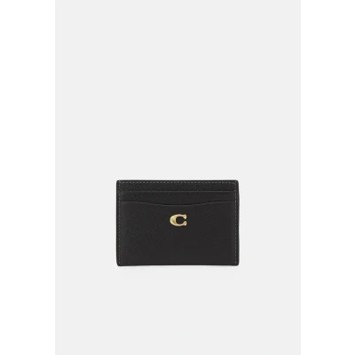 Image of Coach Essential CARD CASE Wallet, Women&#039;s, Size: One Size, Black