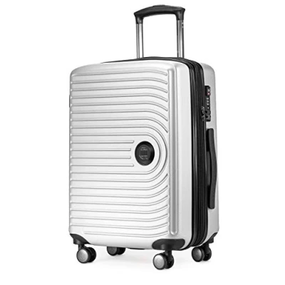 Image of HAUPTSTADTKOFFER Mitte Hand Luggage 55x40x23, TSA, 4 Wheels, Travel Suitcase, Hard Shell Rolling Cabin White Matt