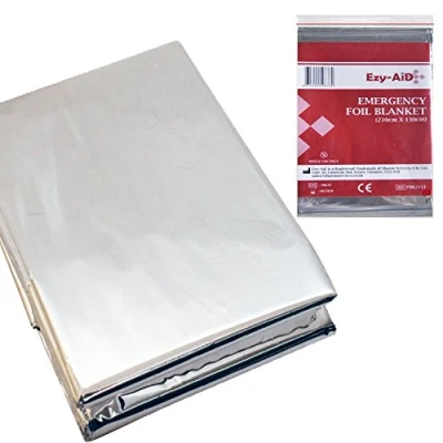 Image of 20x Premium Foil Survival Blanket, Reflective &amp; Thermal Safety, Emergency First Aid