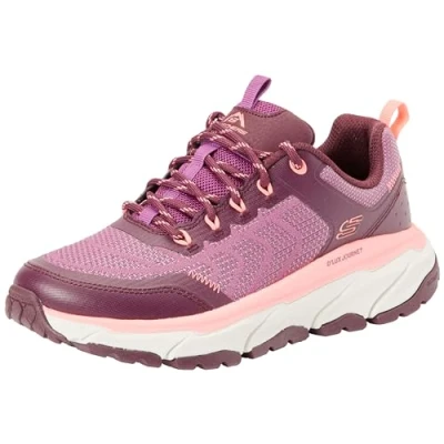 Image of Skechers Women&#039;s D&#039;LUX Journey Marigold, Rasberry Synthetic/Textile/Trim, 3.5 UK