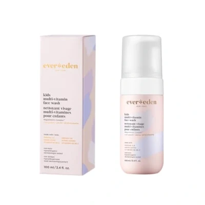 Image of Evereden Kids Face Wash: Cool Peach, 100ml Gentle Skin Care Non toxic and Clean Ingredients Multi Vitamin for
