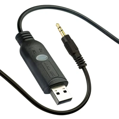 Image of DSD TECH USB RS232 to 3.5mm Serial Cable with FTDI FT232RL Chip 6FT