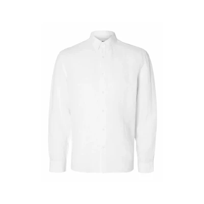 Image of Selected Homme Regkylian Shirt, Men&#039;s, Size: Large, White