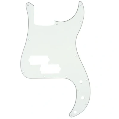 Image of Musiclily 13 Hole P Bass Pickguard for Fender American/Mexican Standard Precision Bass,3Ply Parchment