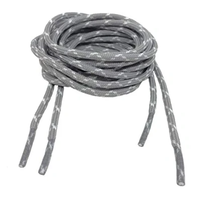 Image of Big Laces Round Strong Hiking Boot 110cm to 210cm (110cm, Grey White)