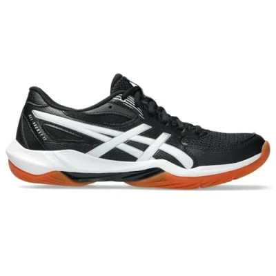 Image of Asics Gelrocket 12 Volleyball shoes, Men&#039;s, Size: 8.5, Black/white shoes
