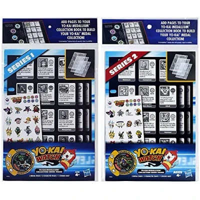Image of Yo Kai Watch Medallium Collection Book Pages (Series 1 and 2)