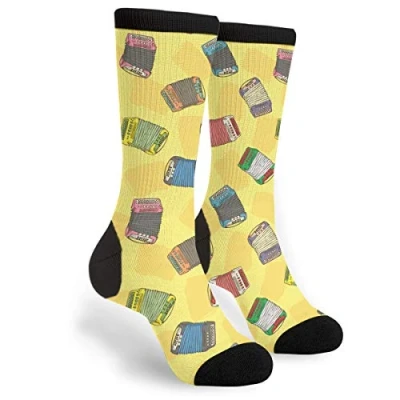 Image of 934 Novelty Trainer Socks Accordions Men’S Anti Slip Athletic Unisex For Yoga Camping Climbing 40Cm
