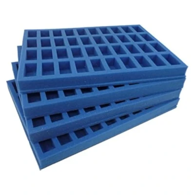 Image of Replacement Tray Set for Gamesworkshop Classic plastic figure case. Carry 160 troops on 25mm bases. Ideal 16 squads of 10 50mm tall (160 figures total). Perfect Games Workshop