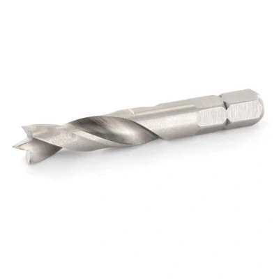 Image of FAMAG 4mm HSS Ground Brad Point Drill Bit 1/4&quot; Hex Shank Short, 1596040