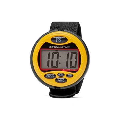 Image of Optimum Time Series 3 Sailing Watch in Yellow Water Resistant Race Timer for