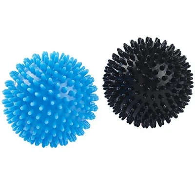 Image of Ultimate Performance Unisex&#039;s Massage Ball (Set of 2), Blue/Black, 9cm