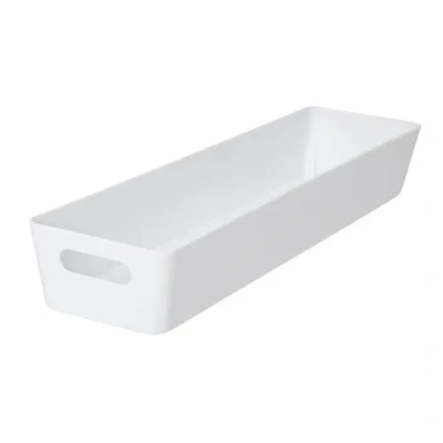 Image of Wham 12.01 40cm Rectangular Home Studio Storage Basket (White)