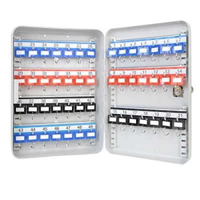 Image of HMF 13049 07 Key Box, 49 Keys 32,0 x 23,0 7,5 cm, Light Gray