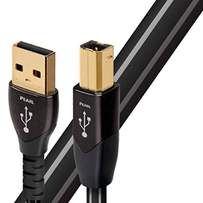 Image of AudioQuest 0.75m Pearl USB A B Cable 0.75 m Black