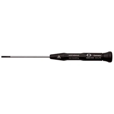 Image of C.K Xonic ESD Screwdriver Slotted 2.5x75mm