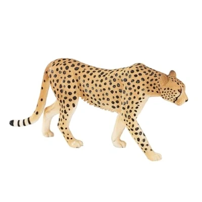 Image of MOJO Cheetah Male Hand Painted Toy Figure Wildlife Collection True to Life &amp; Highly Detailed Designed in UK