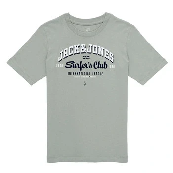 Image of Jack &amp; Jones Junior Jjelogo TEE Oneck JNR Print Tshirt for kids, Size: 10y, Iceberg green