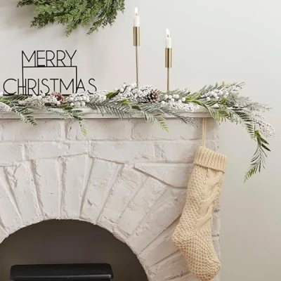 Image of Ginger Ray NOEL 181 Garland with White Berries