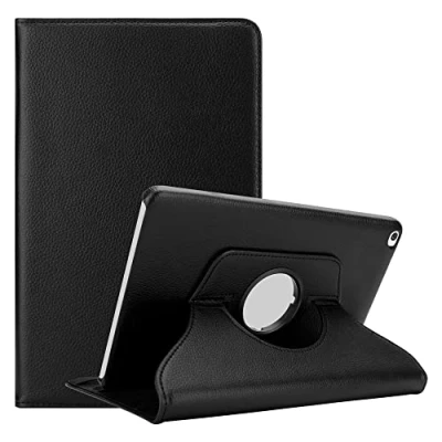 Image of Cadorabo Tablet Case works with Huawei MediaPad T1 10 (10.0&quot; Zoll) in ELDER BLACK Book Style Protection Cover WITHOUT Auto Wake Up Stand Function and Elastic Strap Fastener