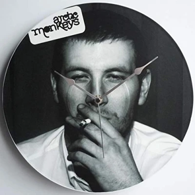 Image of Whatever People Say I Am, That&#039;s What I&#039;m Not Arctic Monkeys 12&quot; LP Vinyl Record Handmade Wall Clock