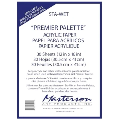 Image of Masterson Palette Seal Acrylic Film Refill for 100, White
