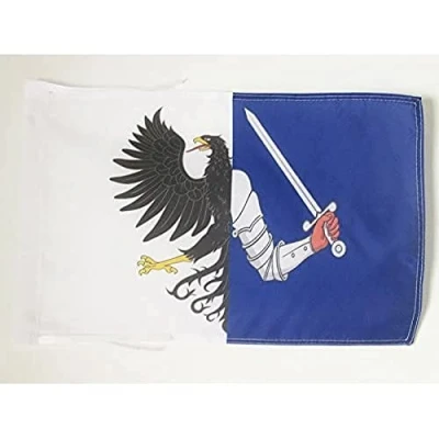 Image of AZ Flag Connaught 18&#039;&#039; x 12&#039;&#039; cords Connacht Province of Ireland SMALL flags 30 45cm Banner 18x12 in