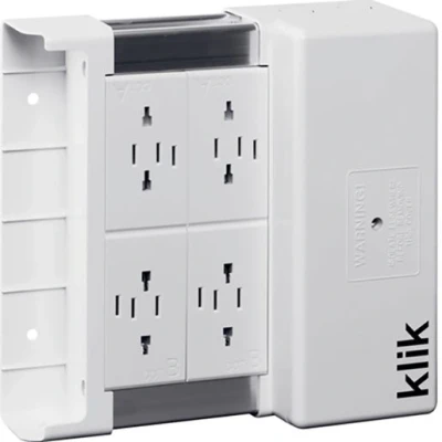 Image of Hager Marshalling Boxes 4 Way Klik Lighting Distribution Unit KLDS4