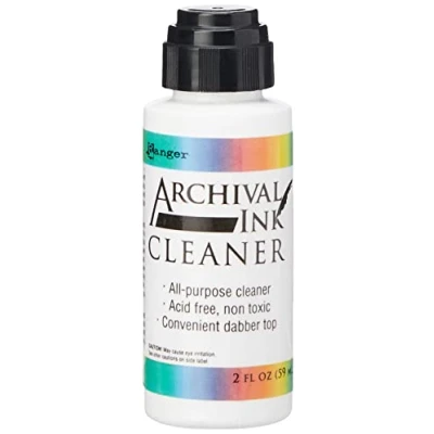 Image of Ranger INK58939 Archival Ink Cleaner, Synthetic Material, 3.6 x 10 cm,Transparent