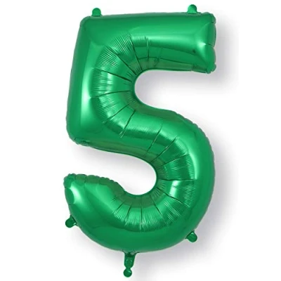 Image of Oaktree UK 604155 Foil Balloon, Green