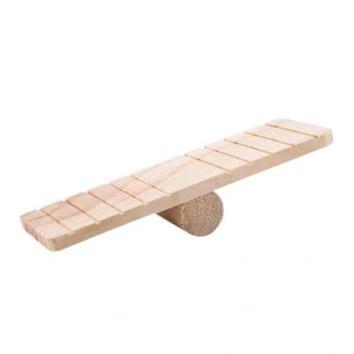 Image of HEEPDD Hamster Seesaw, Pet Wooden Bridge Climbing Toy for Small Animals Dwarf Mouse Gerbil Hedgehog