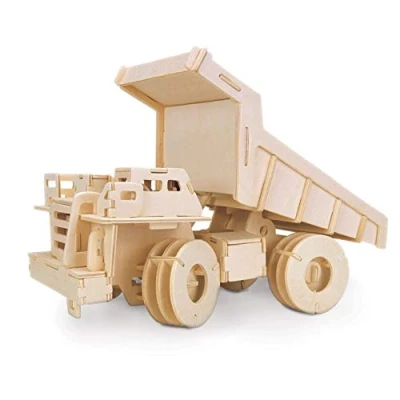 Image of Quay Dump Truck Woodcraft Construction Kit