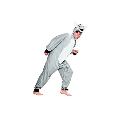 Image of Boland 88163 donkey Costume Plush Jumpsuit Asinello 1,65m, Unisex, Cartoon, Grey, max 1.65 m