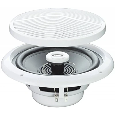 Image of e audio White 5 80W 2 Way Moisture Resistant Ceiling Speakers